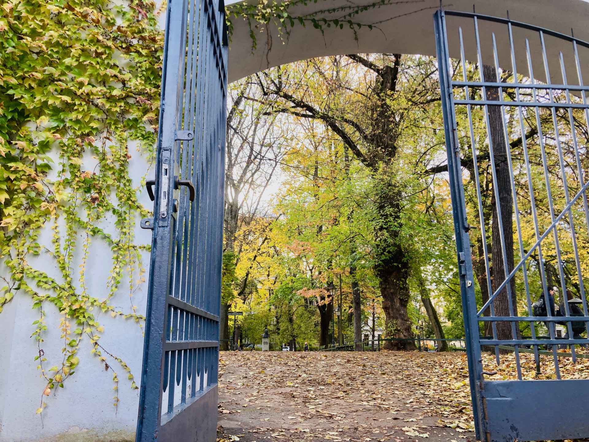 Gate to the Planty park